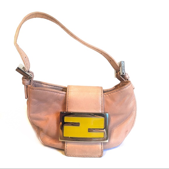 SOLD THRU WEBSITE Fendi Pink Mini Croissant - Picture 4 of 8